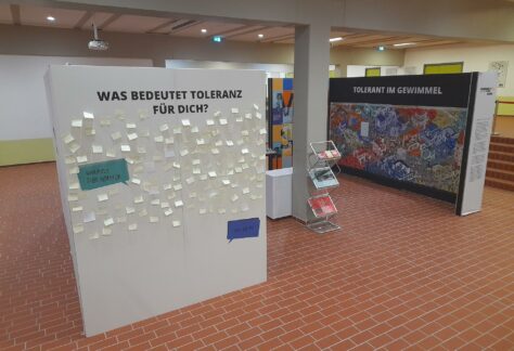 Ausstellung "Toleranzräume" am GSN